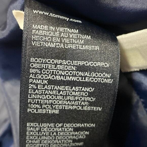 Tommy Hilfiger Women's Khaki Double Breasted Tie Waist Trench Coat Jacket Size M - Picture 6 of 6